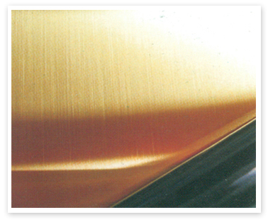 STAINLESS STEEL SHEETS HAIRLINE FINISH NO. 4 GOLD